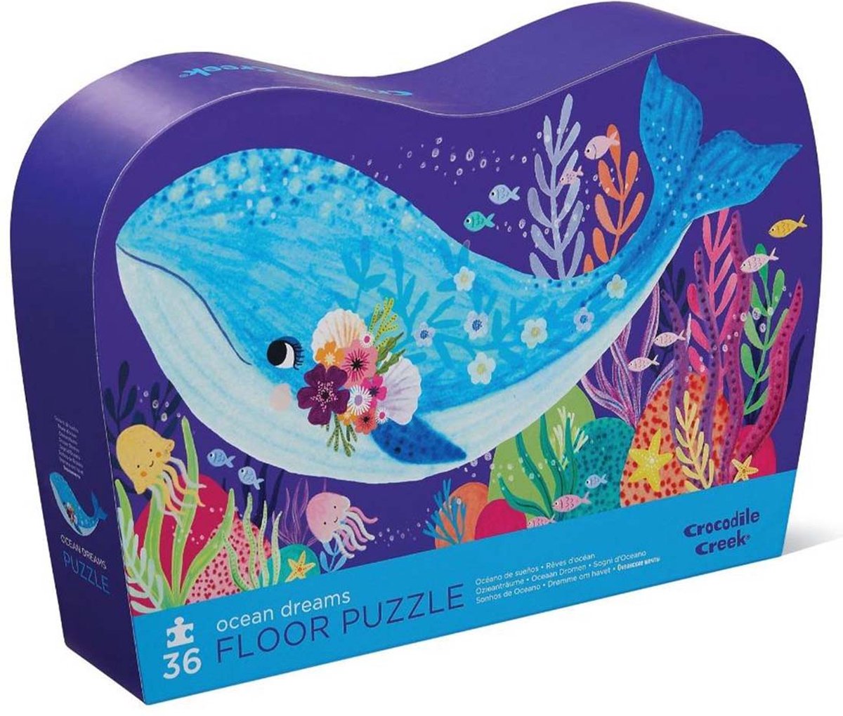 Crocodile Creek gevormde puzzel Ocean Dreams - 36 stukjes