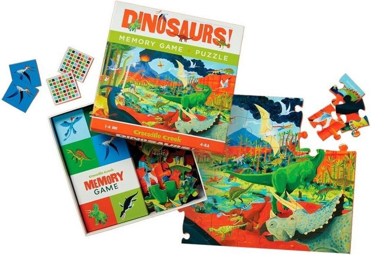 Memory & Puzzel Dinosaurus 48 st.