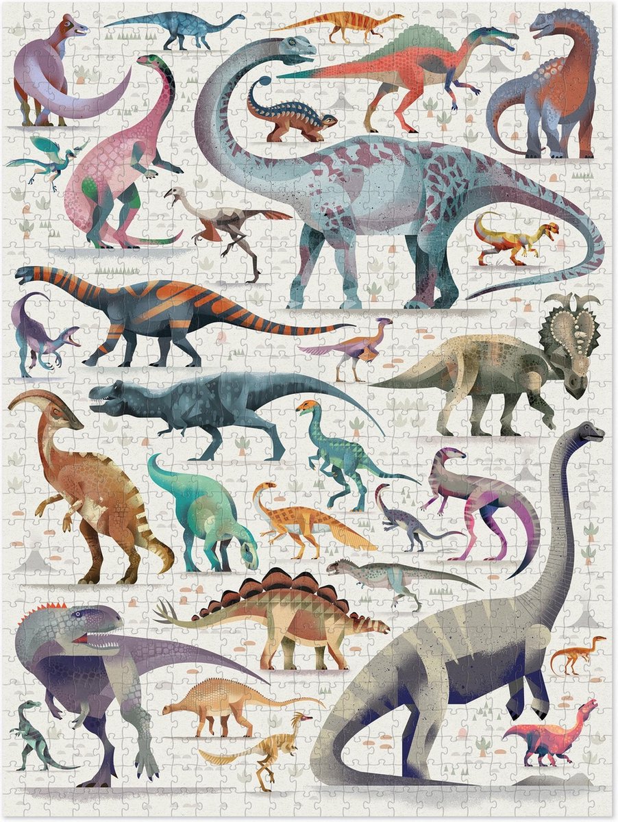 Puzzel World of Dinosaurs - 750 stukken