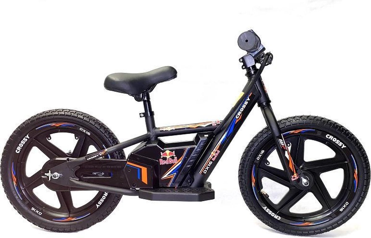 CROSSY Electrische Balance Bike / Loopfiets 12 inch Oranje Blauw