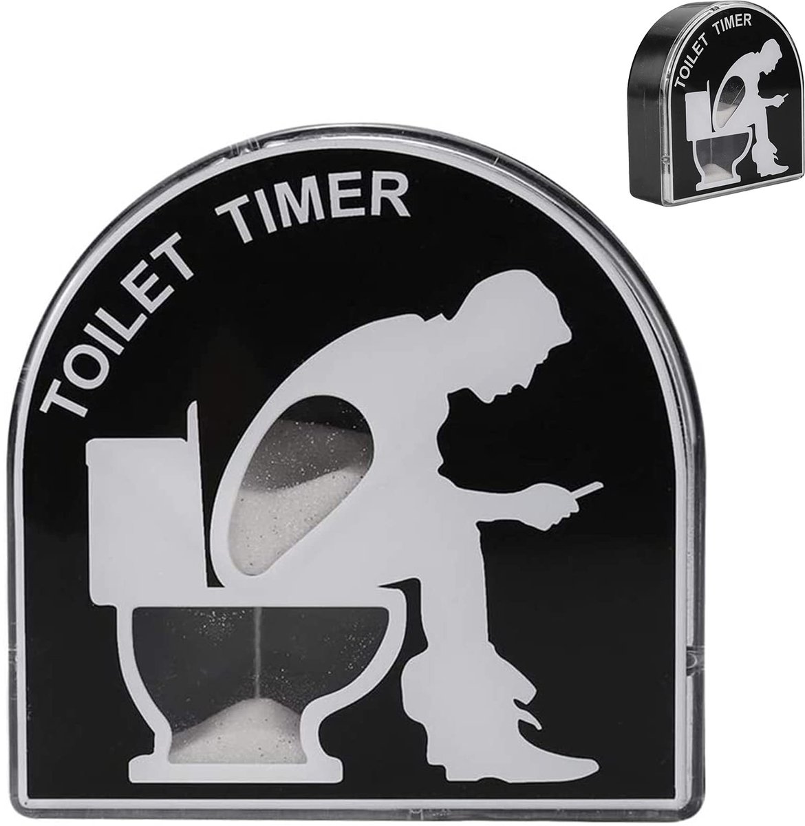   - 5-Minuten   - WC Teller - Duurzaam Plastic - Direct Herstel - Functie Cadeau Voor Vaderdag Verjaardag-Man