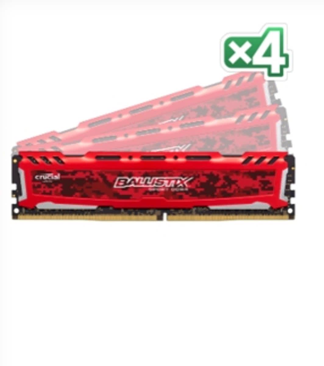 Crucial 16GB DDR4-2400 16GB DDR4 2400MHz geheugenmodule