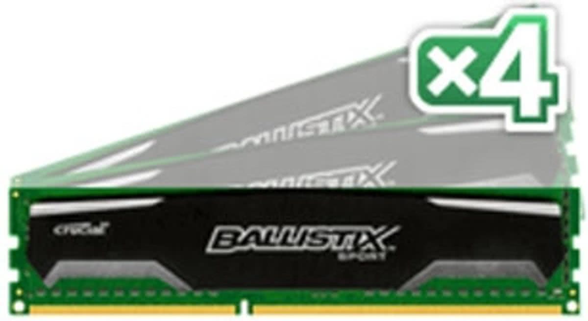 Crucial Ballistix Sport 32GB DDR3 1600MHz (4 x 8 GB)