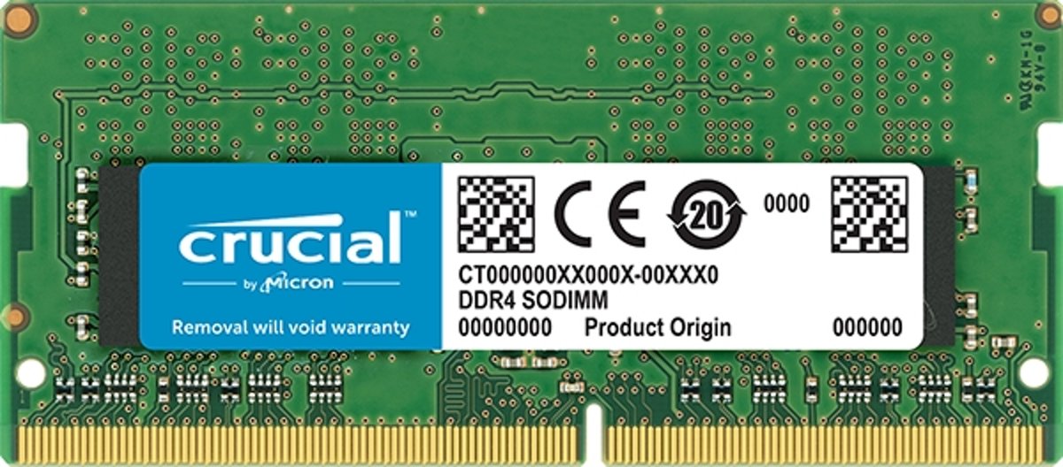 Crucial CT16G4SFD832A geheugenmodule 16 GB DDR4 3200 MHz