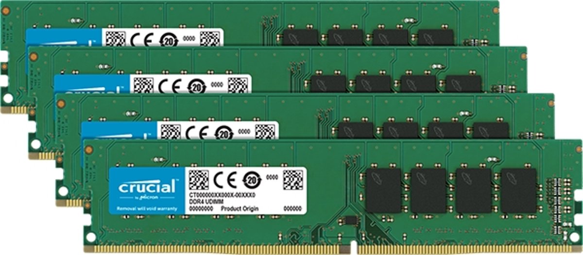 Crucial CT4K16G4DFD8266 64GB DDR4 2666MHz (4 x 16 GB)