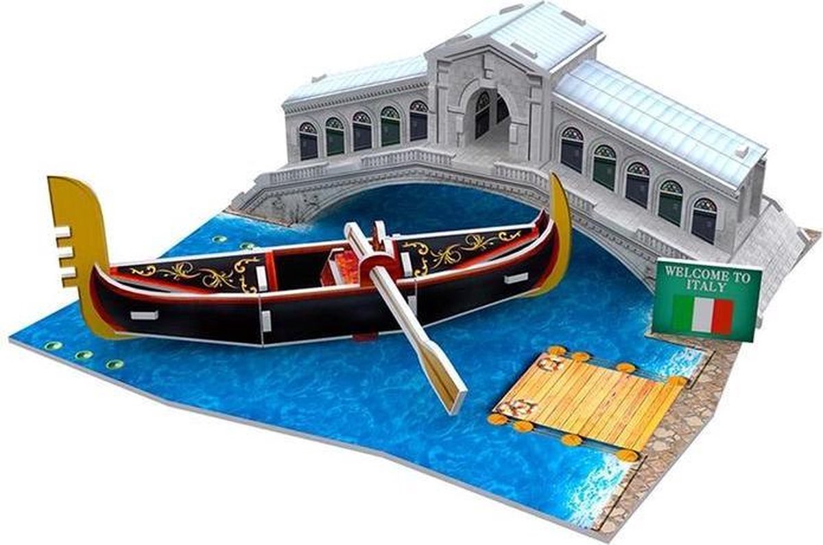 3D Puzzel Rialto Brug Italië - 29 stukjes