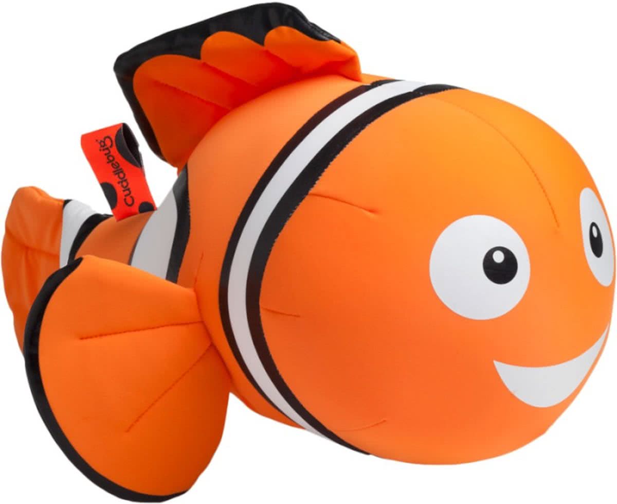   Clownfish kussen - knuffelkussen - Vis - oranje combi