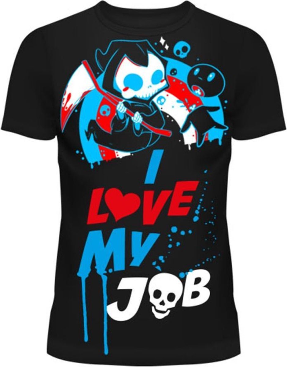 Cupcake Cult Top -L- I LOVE MY JOB Zwart