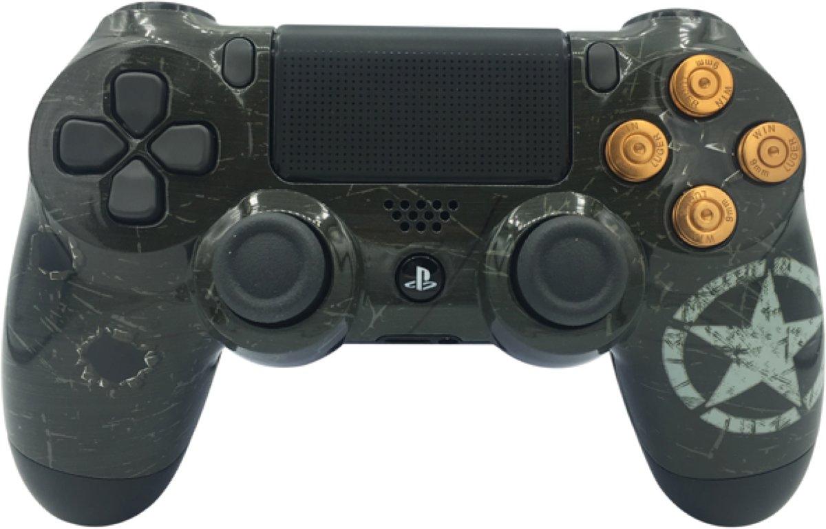 Army WWII - Custom Sony PlayStation PS4 Wireless Dualshock 4 V2 Controller