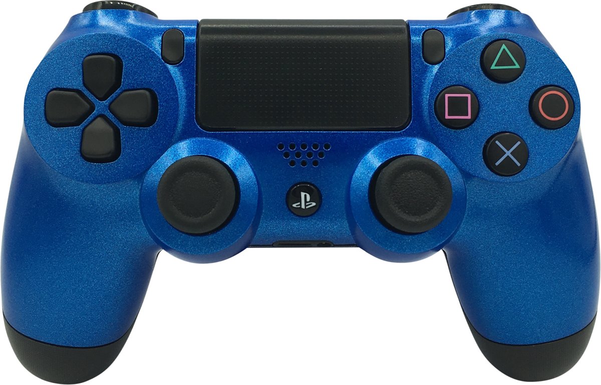 Metallic Blauw - Custom PlayStation PS4 Wireless Dualshock 4 V2 Controller