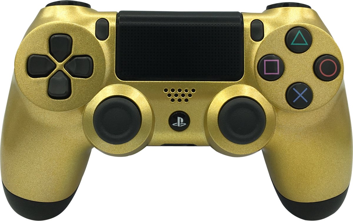 Metallic Goud - Custom PlayStation PS4 Wireless Dualshock 4 V2 Controller