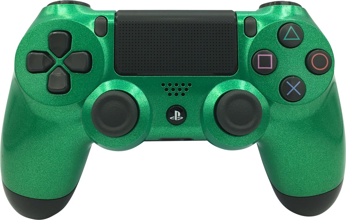 Metallic Groen - Custom PlayStation PS4 Wireless Dualshock 4 V2 Controller