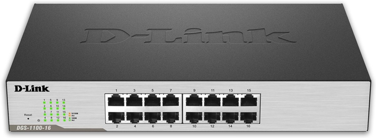 D-Link 16-poorten 10/100/1000 EasySmart Switch