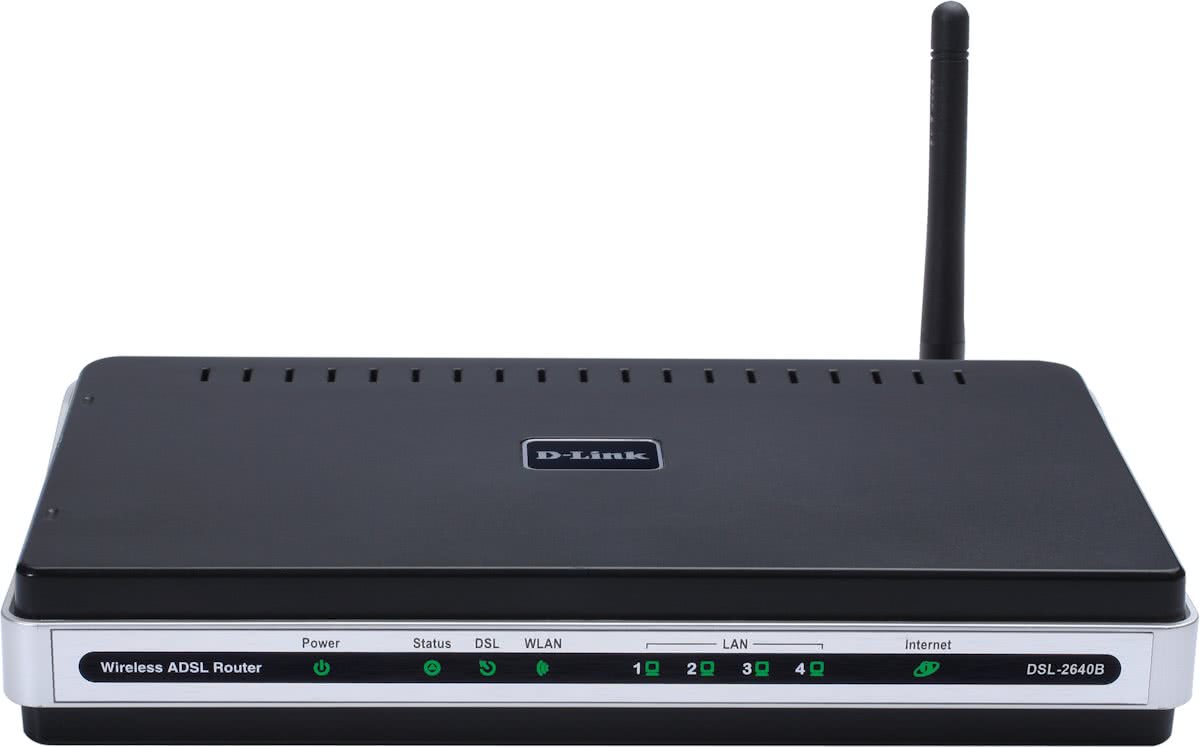 D-Link Adsl2+ Wireless G Router/Modem - 4 Poorten / 10/100 Switch / Annex A