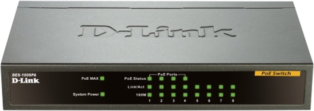 D-Link DES-1008PA - Switch