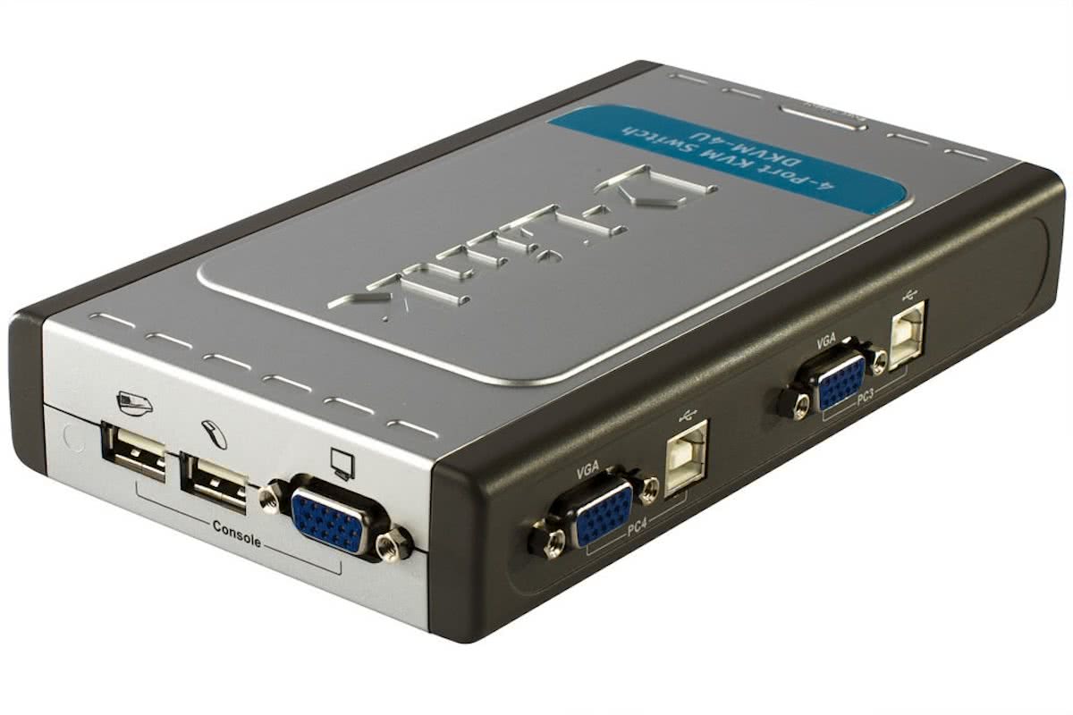 D-Link DKVM-4U USB Switch voor 4 PCs