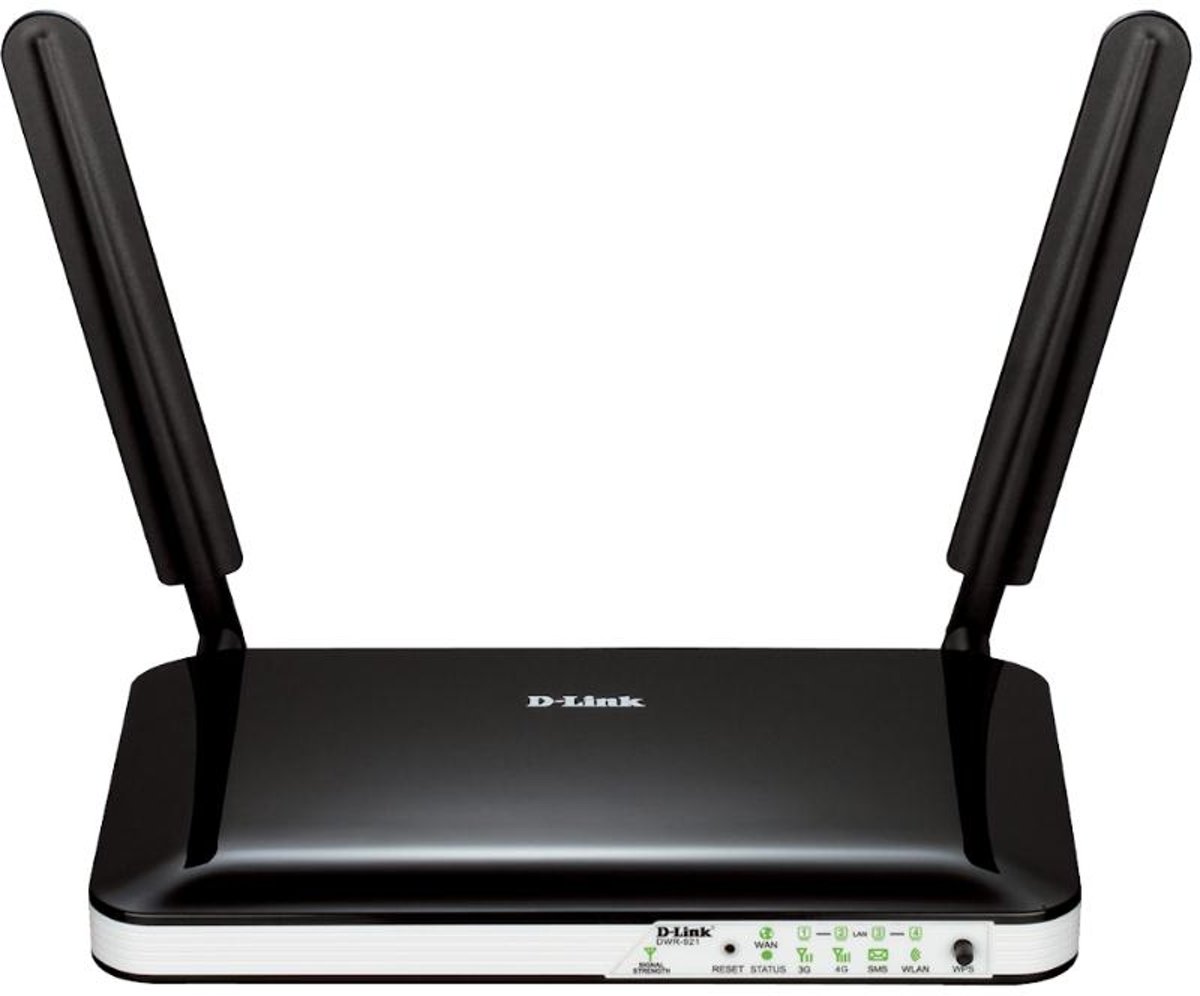 D-Link DWR-921/B draadloze router Fast Ethernet 3G 4G Zwart