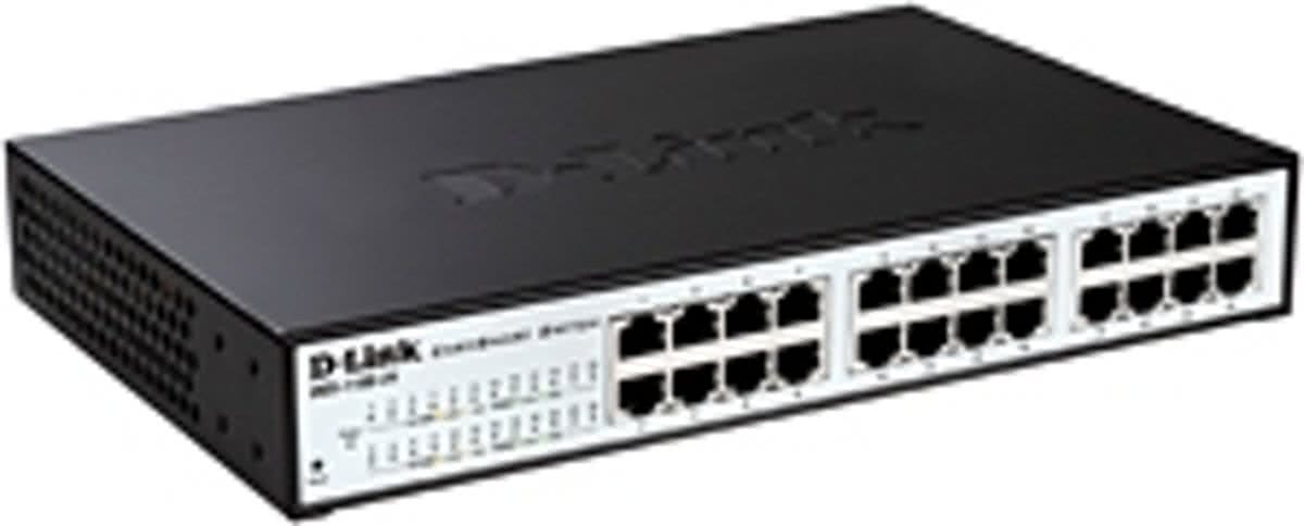 D-Link EasySmart L2 Gigabit Ethernet (10/100/1000) Power over Ethernet (PoE) Zwart, Grijs