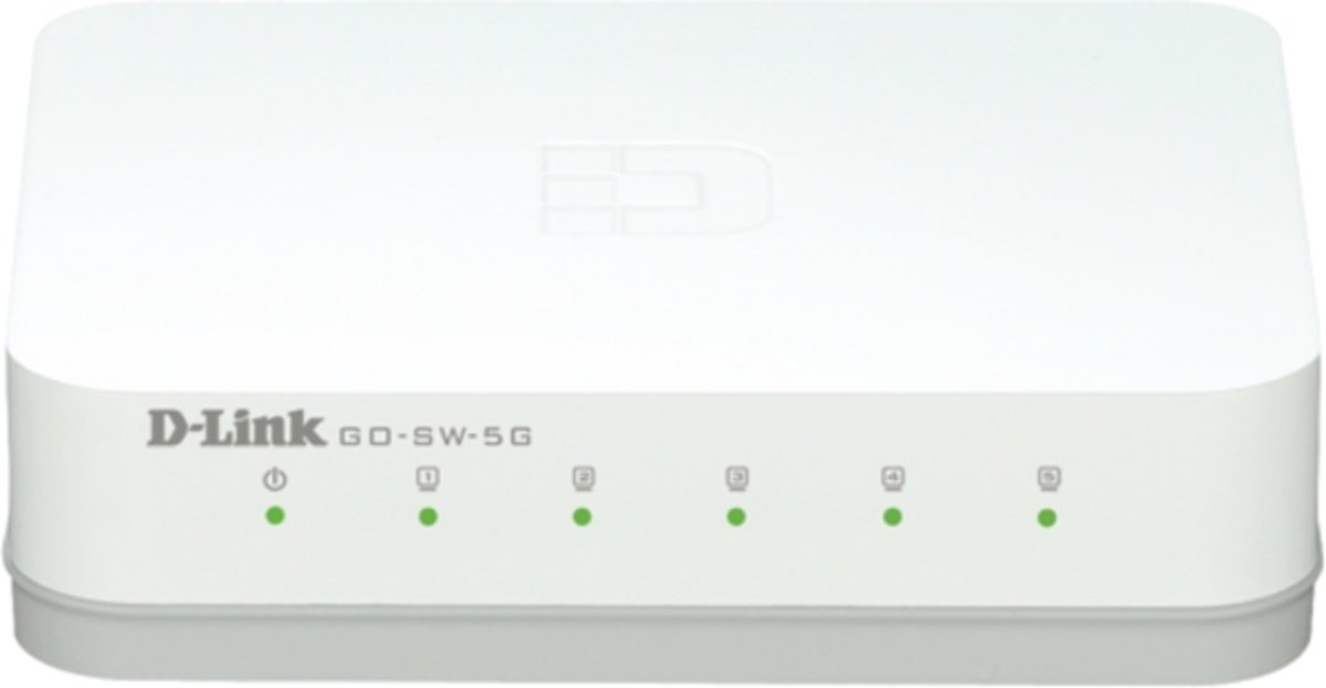 D-Link GO-SW-5G Onbeheerde netwerkswitch L2 Gigabit Ethernet (10/100/1000) Wit