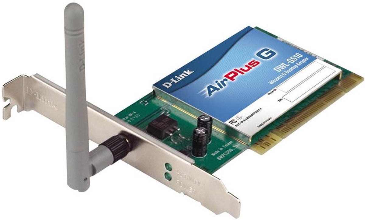 D-link PCI Bus 802.11g Wireless Adapter