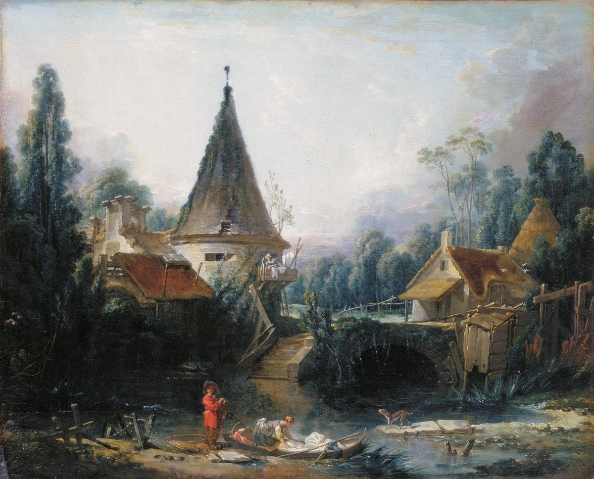 François Boucher: Landscape Near Beauvois 1000 D-Toys