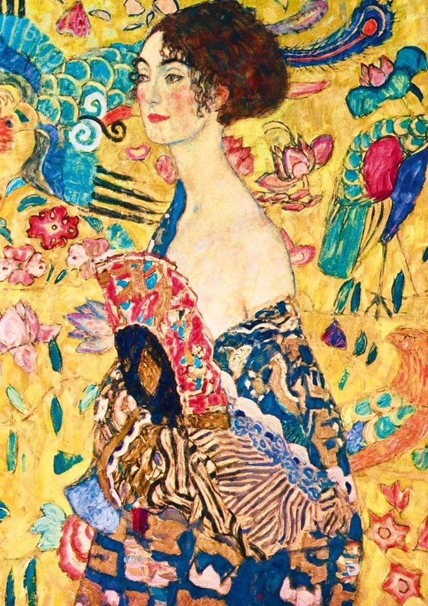 Gustav Klimt Lady with a Fan 1000