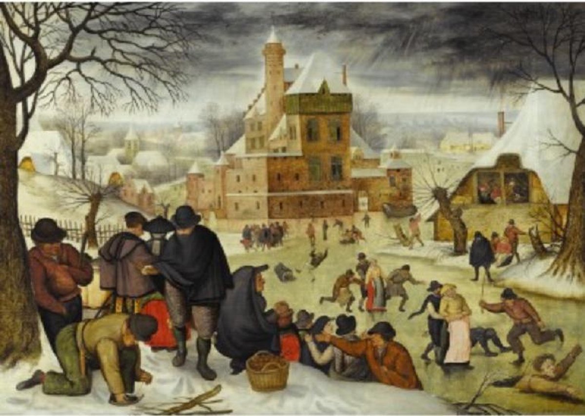 Kunst puzzel Pieter Breugel de Jonge - Winter (1000)