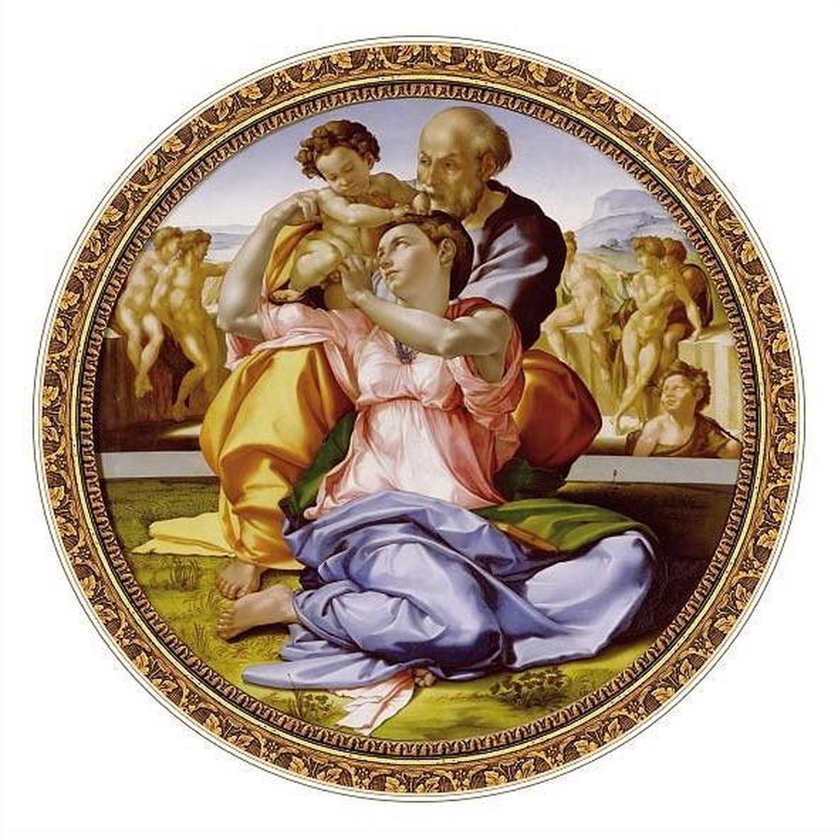 MichelAngeloDoni Tondo Holy Family ronde puzzel 525