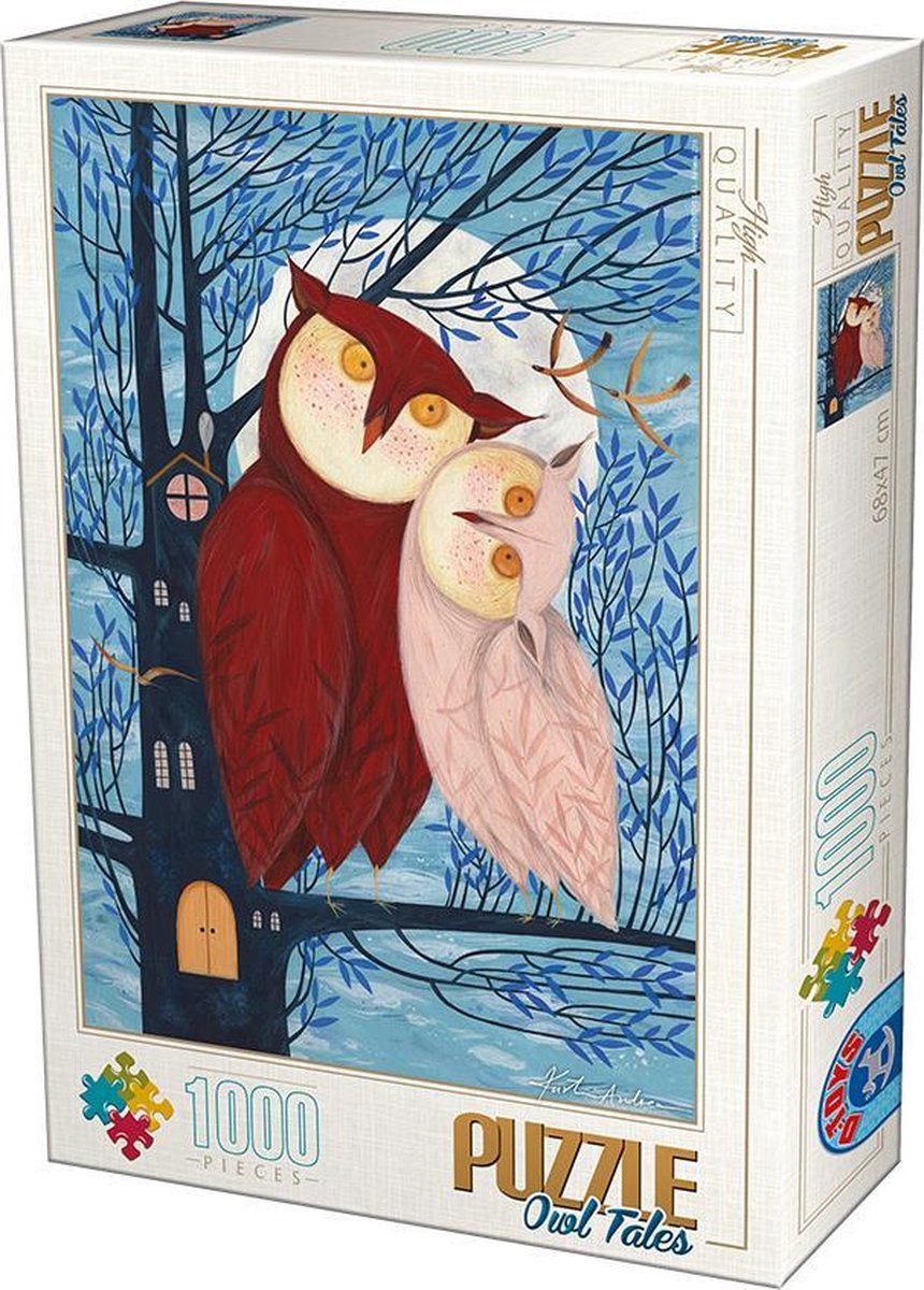 Owl Tales D-Toys Kunstpuzzel met uilen