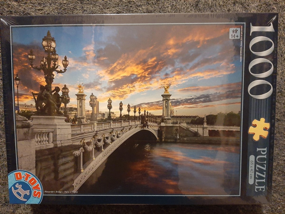 Puzzel Alexanderss Bridge Paris