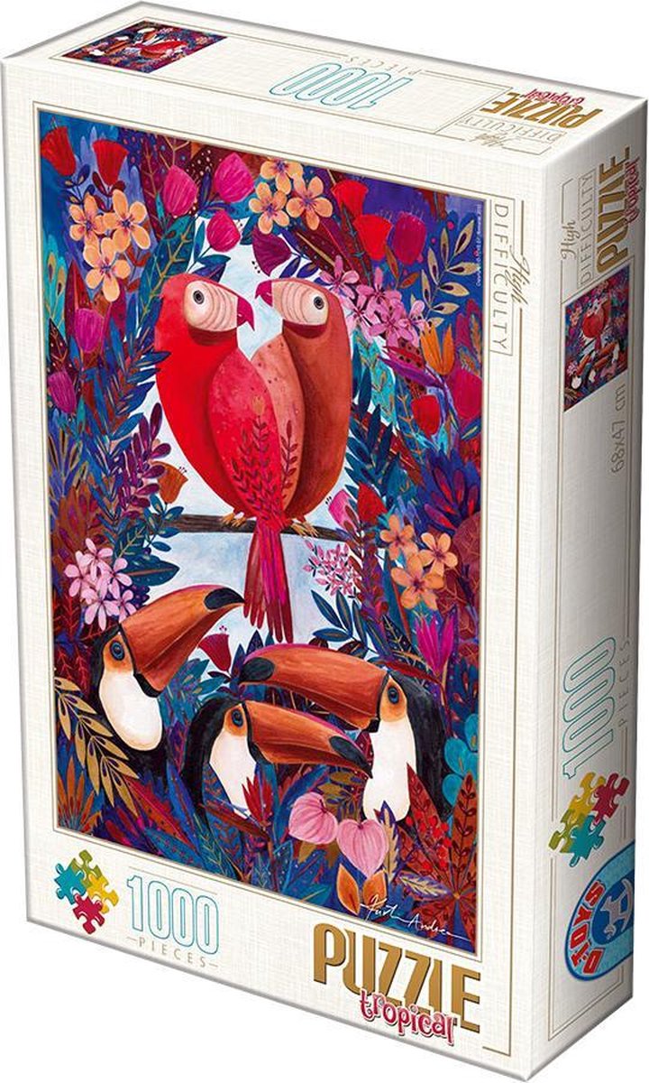 Tropical D-Toys 1000 kunstpuzzel