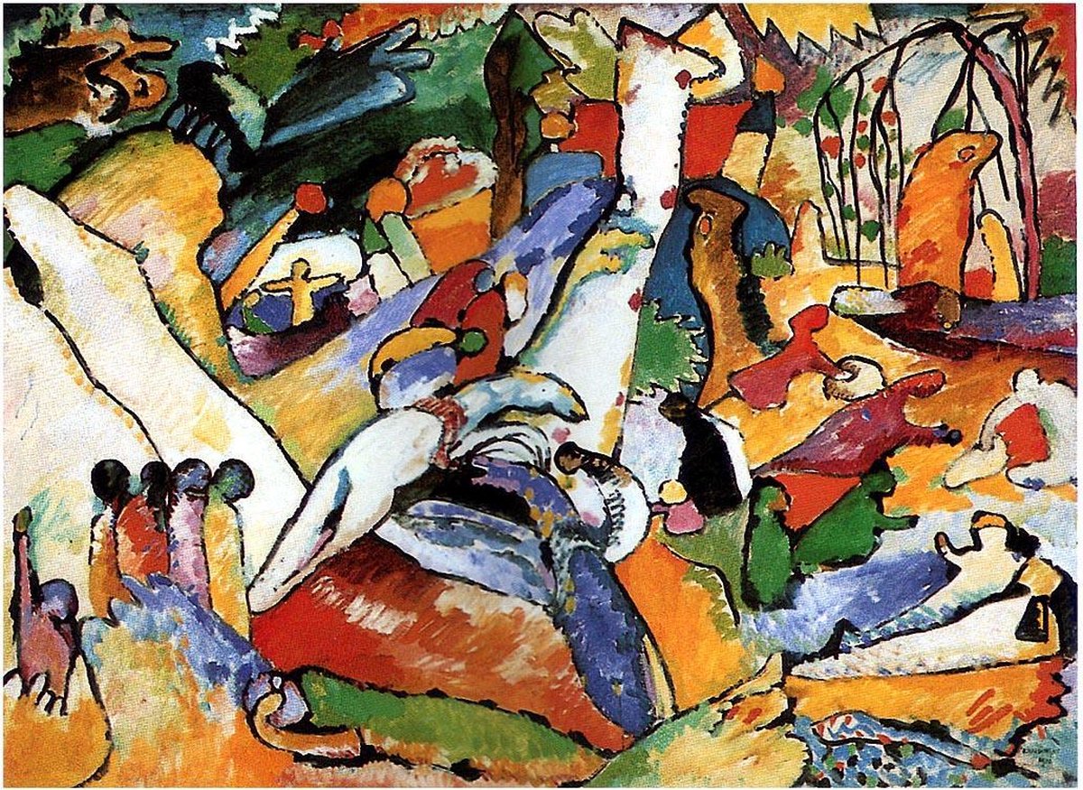 Wassily Kadinsky Composition ll kunstpuzzel 1000 stukken