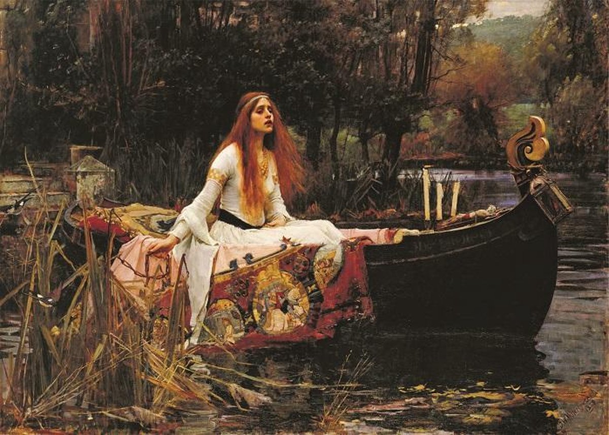 kunst puzzel J.W. Waterhouse - De dame van Shalott (1000)