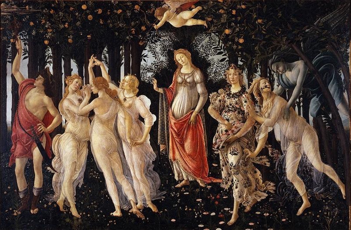 kunst puzzel  Sandro Botticelli - La Primavera (1000)