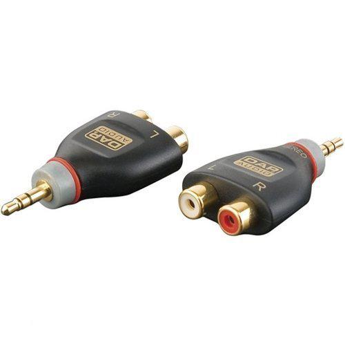 DAP Audio DAP Xcaliber miniJack male stereo - 2 RCA (tulp) female mono (L+R) Home entertainment - Accessoires