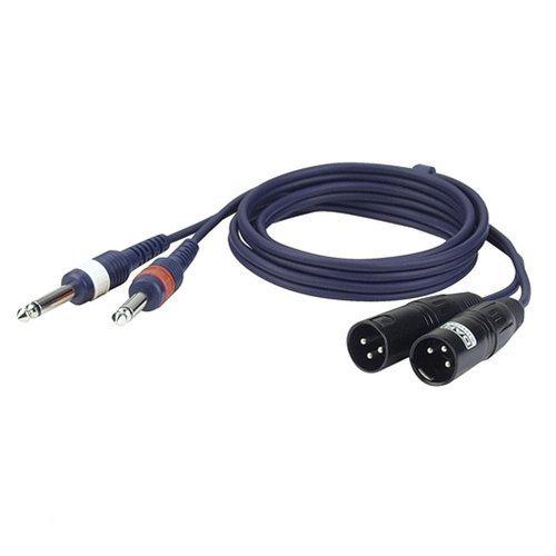 DAP Audio DAP kabel, 2 x XLR Male - 2 x Jack mono plug, 150cm Home entertainment - Accessoires