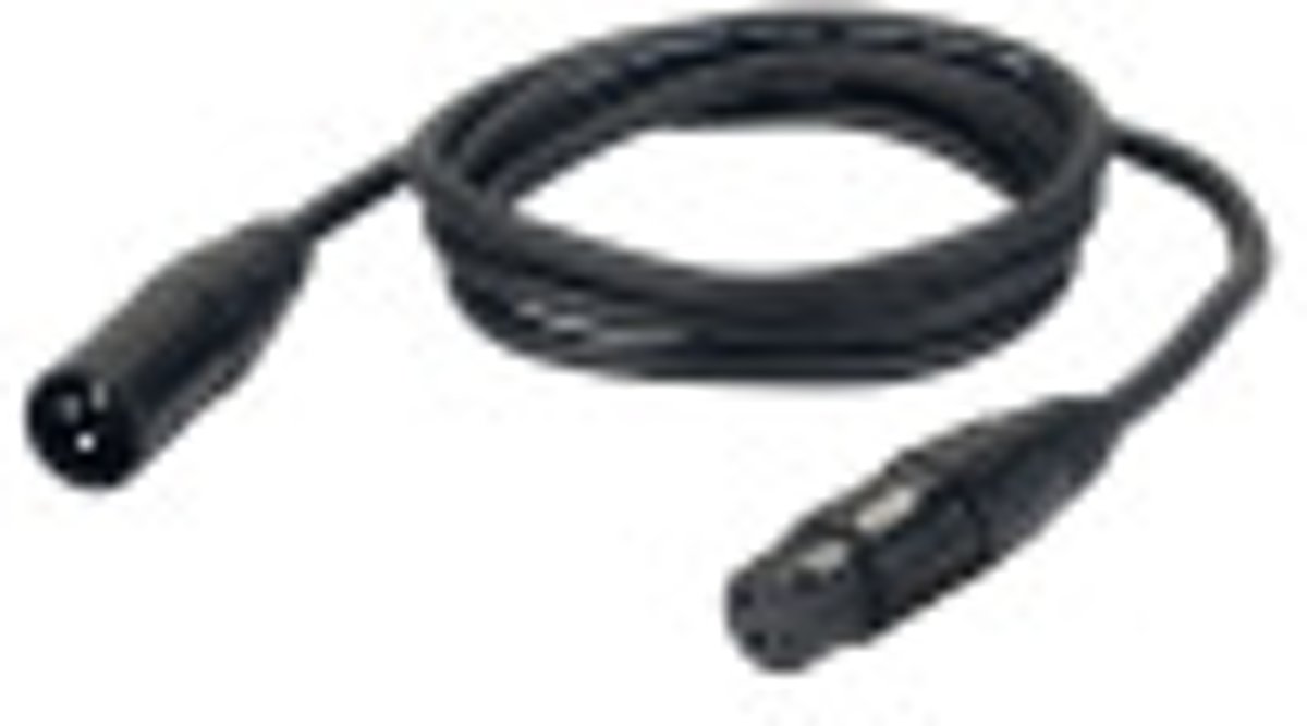 DAP Audio XLR microfoon kabel, zwart, 15m