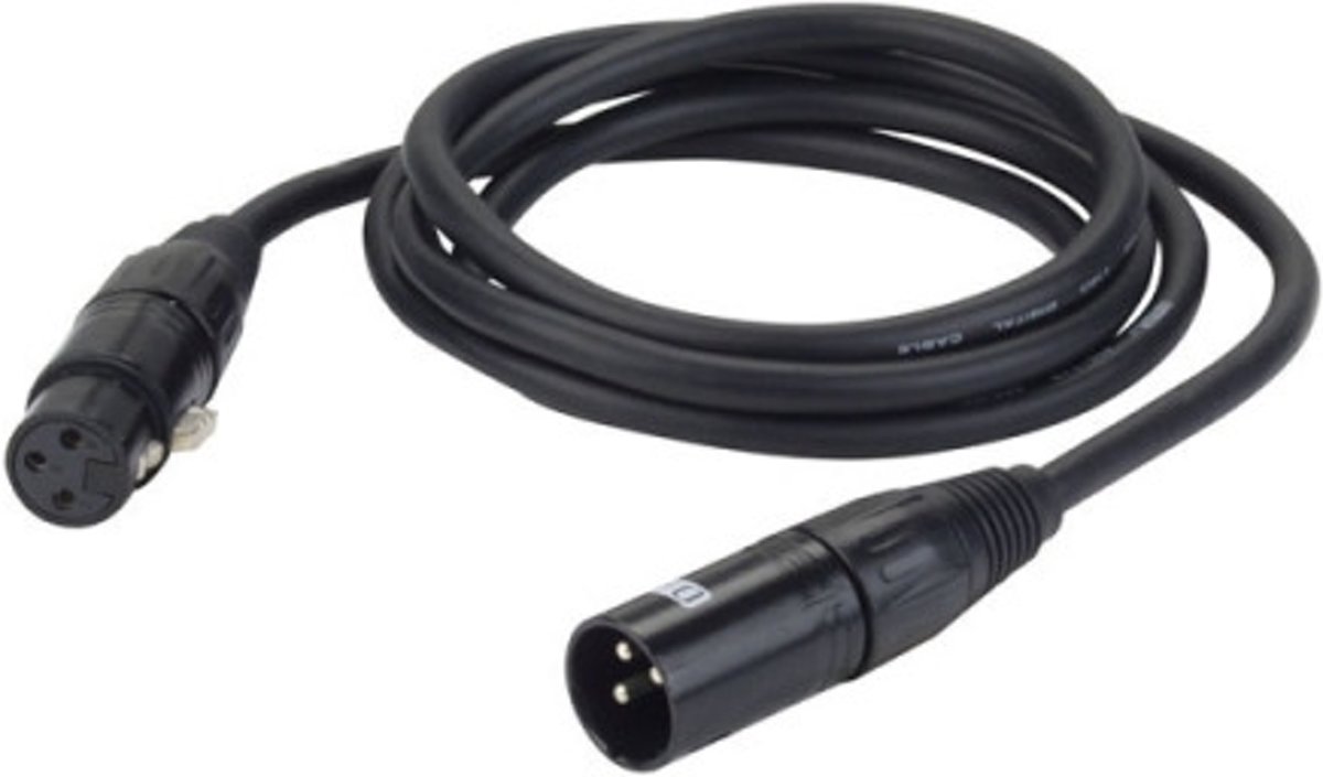 DAP FL09150 1.5m XLR (3-pin) XLR (3-pin) Zwart audio kabel