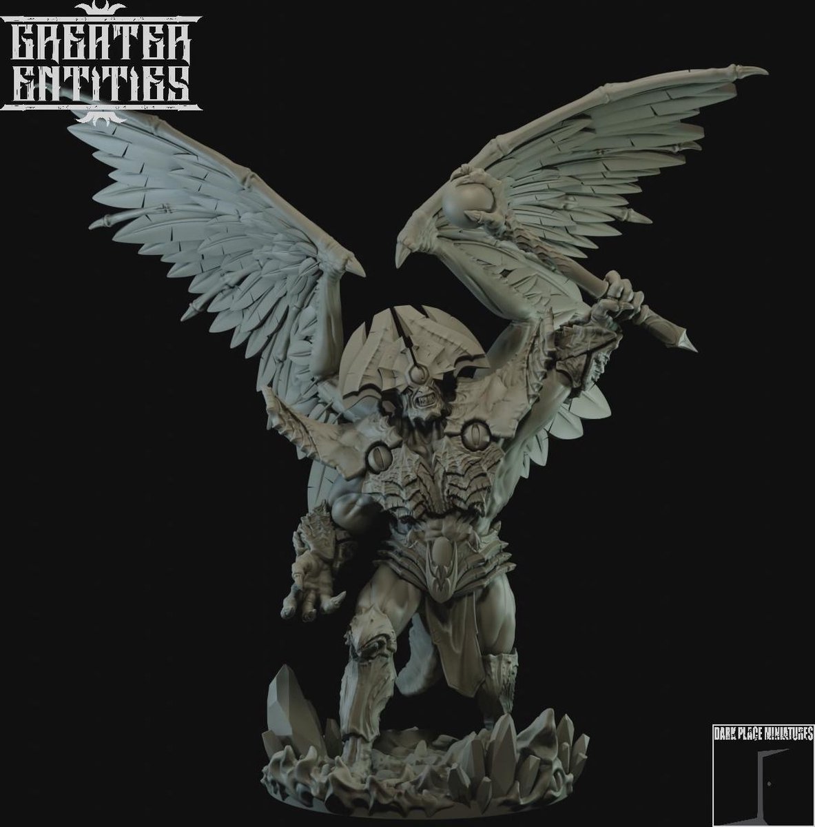 Darkplace Miniatures - Magos - Warhammer 40.000/ Age of Sigmar/ 9th Age/ Kings of War- Greater Demon Daemon - Prox