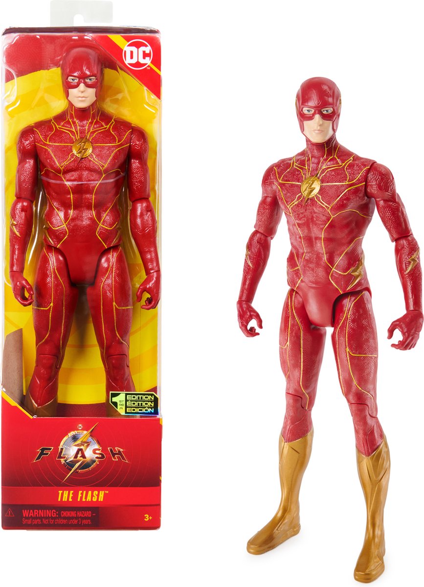 DC Comics - officiële The Flash film collectie - The Flash-actiefiguur van 30 cm