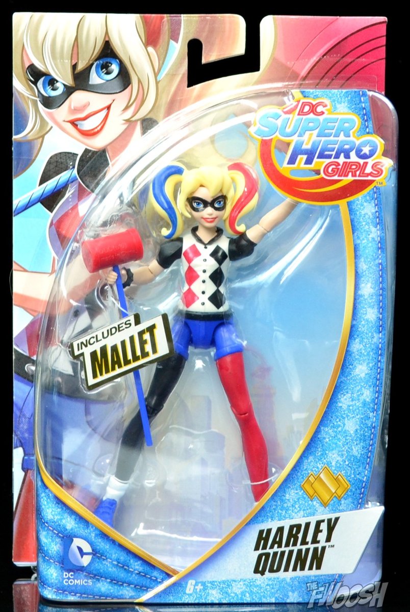 DC Super Hero Girls Harley Quinn 17 cm in kunststof uitvoering