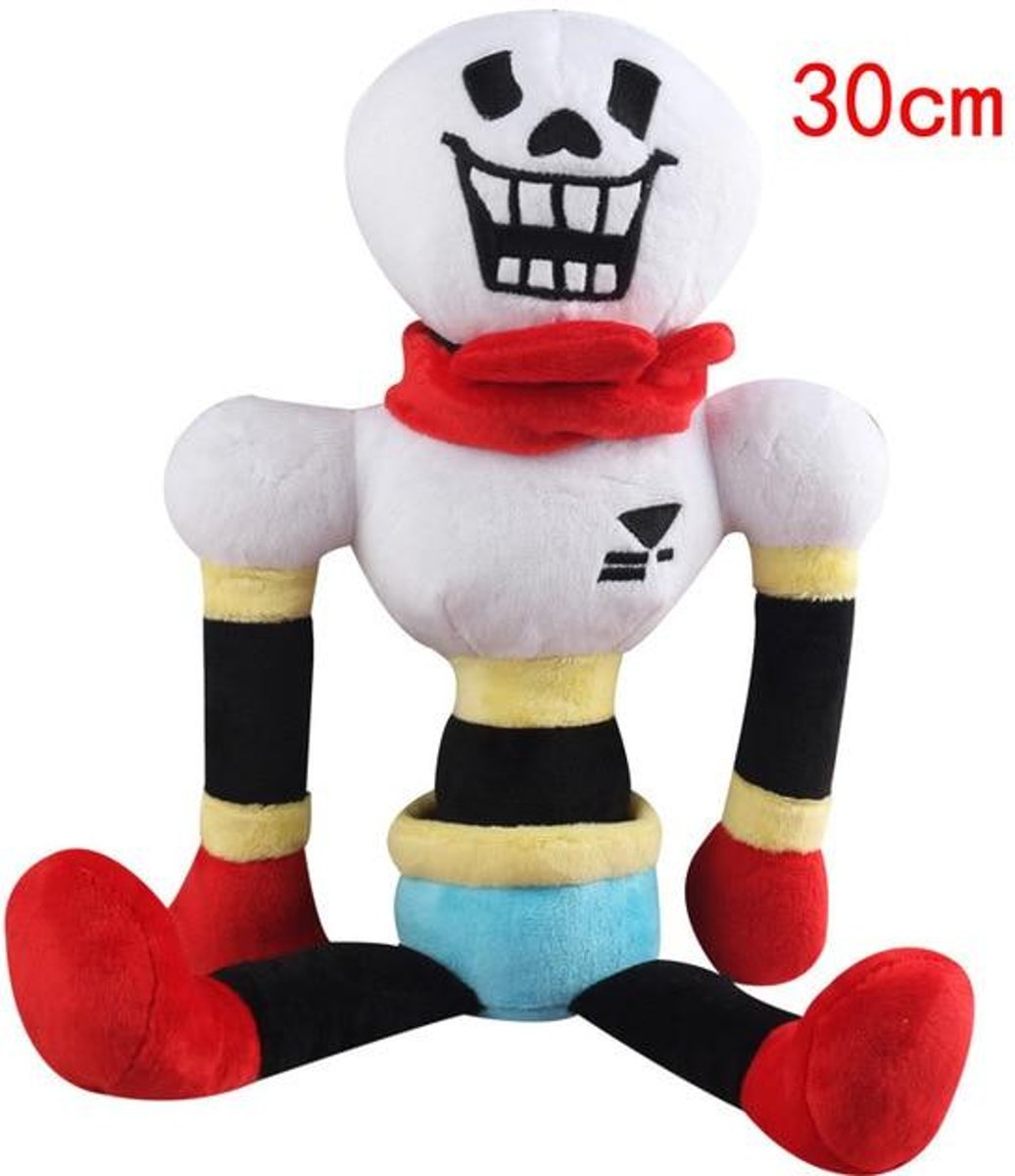 Knuffelpop 1 stks Undertale Knuffel 20-35 cm Undertale Sans Papyrus Frisk Chara Temmie Undyne Knuffels Pop Gift voor Kinderen Kids - 30cm Papyrus