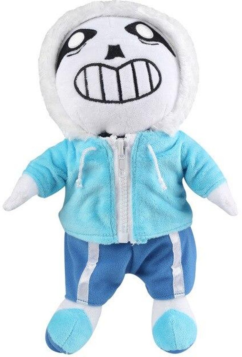 Knuffelpop 11 Stijlen 1 stks 20-35 cm Undertale Knuffel Sans Papyrus Frisk Chara Temmie Pluche Knuffels voor Kinderen Kids Geschenken - 26cm Sans