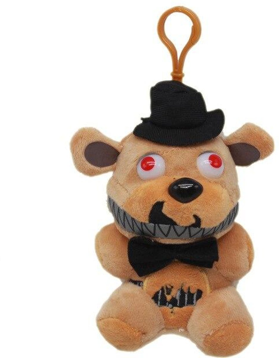 Knuffelpop 15 cm Five Nights At Freddys FNAF Knuffels Freddy Bear Bonnie Chica Foxy Pluche Hanger Sleutelhanger Zachte Knuffels Pop Geschenken - 15cm Brown Freddy