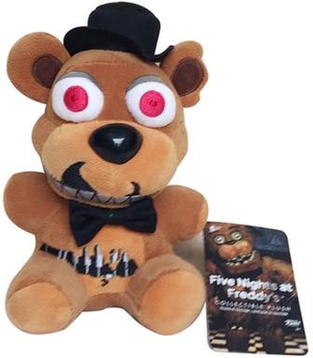 Knuffelpop 18 cm FNAF Toys Five Nights at Freddy Knuffel Pop Freddy Fazbear Foxy Bonnie Chica Clown Knuffel Knuffels Cadeaus voor kinderen - 18cm Brown Freddy