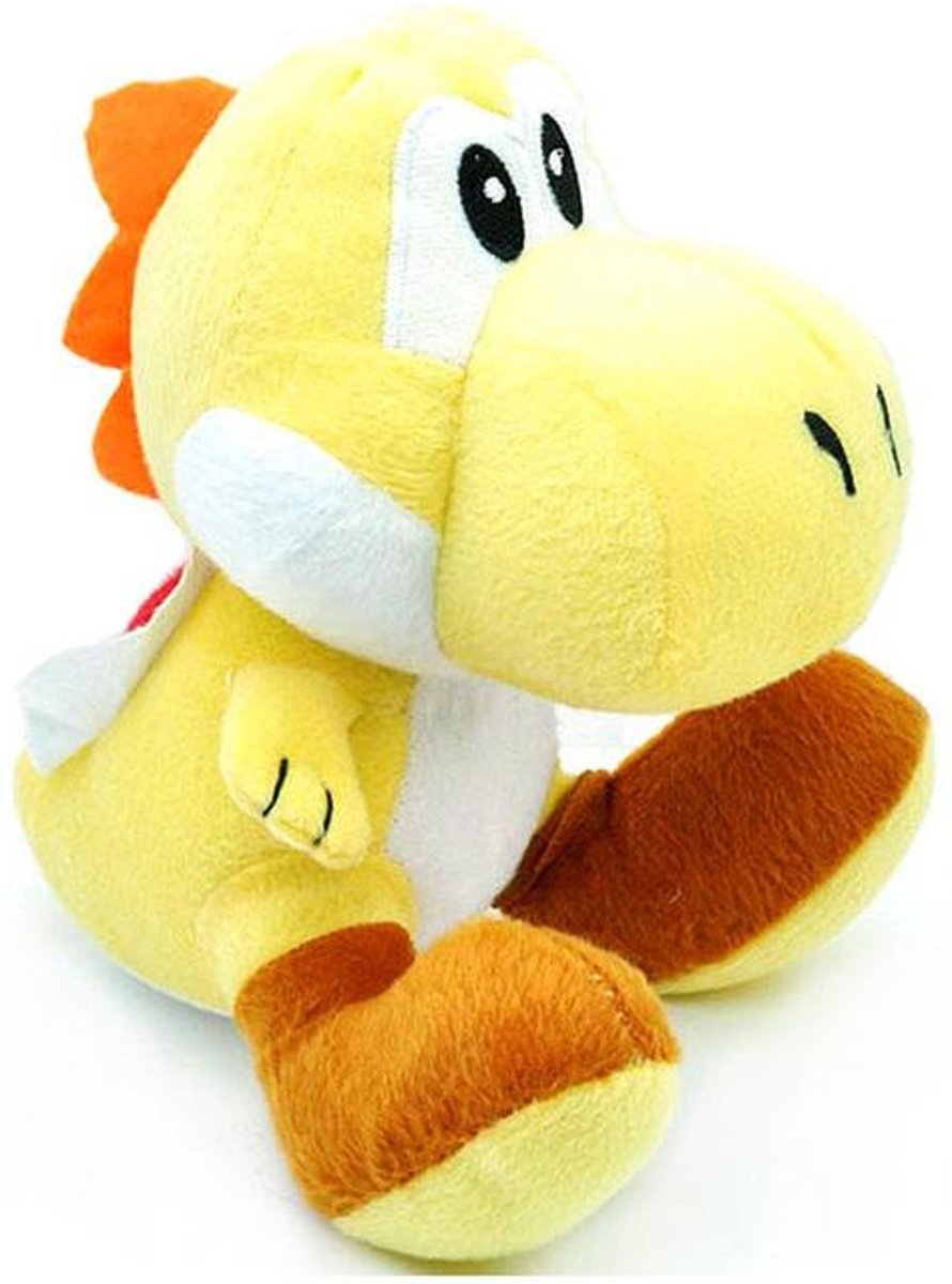 Knuffelpop 18 cm Super Mario Bros Groene Yoshi Knuffels Pop Yoshi Dragon Pluche Zachte Knuffels Speelgoed voor Kinderen Kids Gift 9 kleuren - Yellow