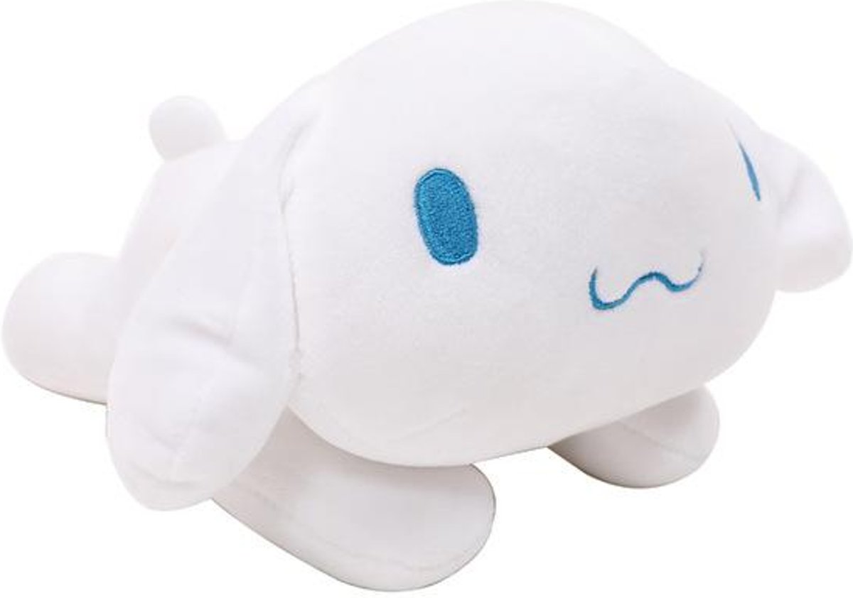 Knuffelpop 22 cm Japan Sanrio Serie Witte hond Knuffels Witte hond Pluche Knuffels Speelgoed Ultrazachte Handpop voor Kinderen Kids Gift - White