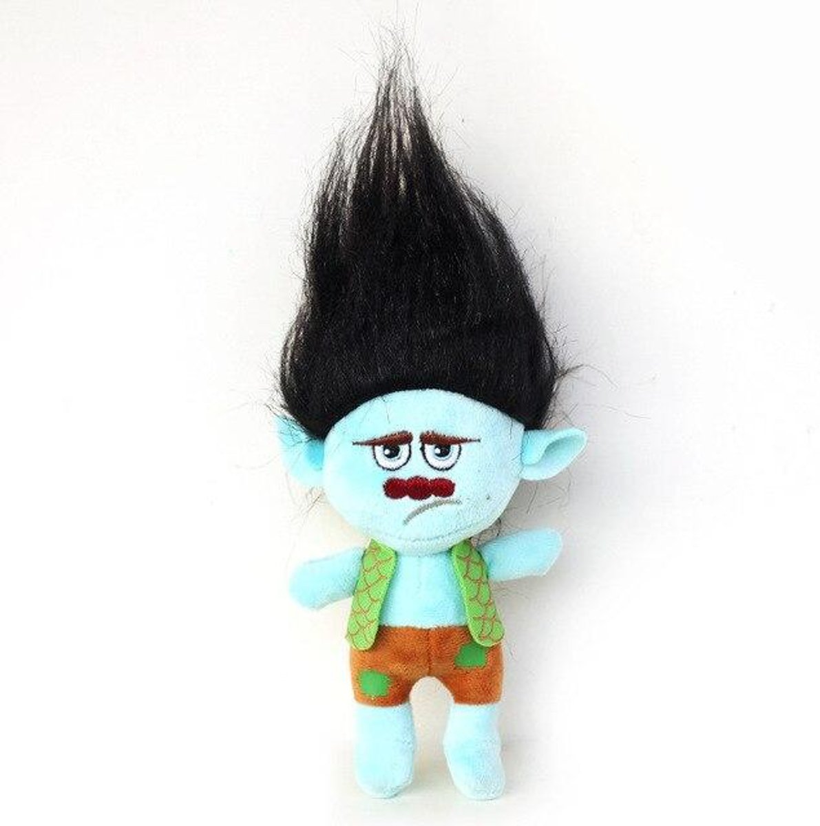 Knuffelpop 23-30 cm Movie Trolls Knuffels The Good Luck Trolls Poppy Branch Dream Works Pluche Knuffels Pop voor Kinderen Kids Geschenken - 30cm Black Branch