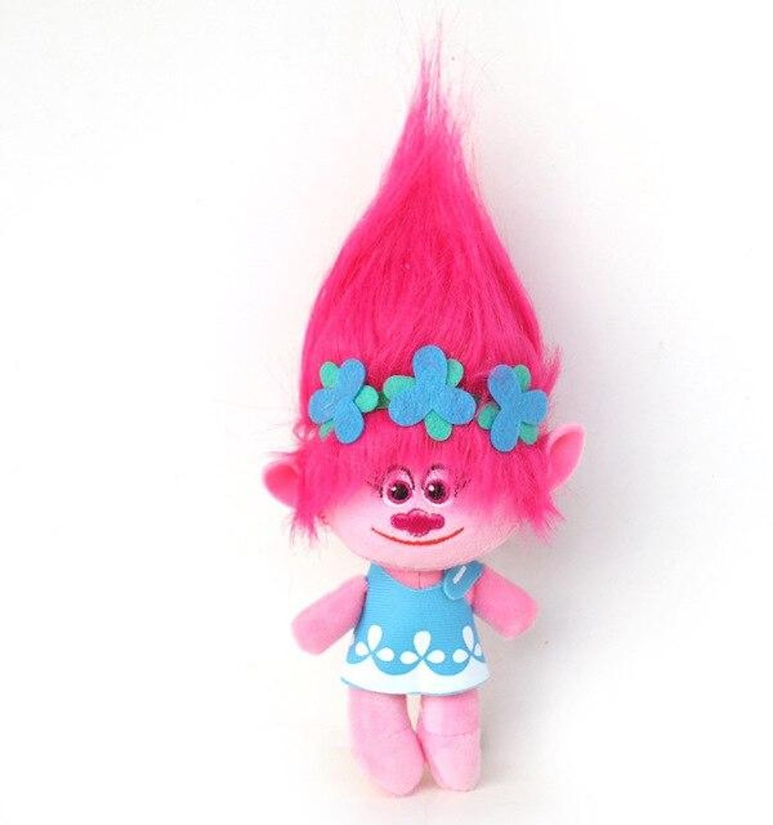 Knuffelpop 23 cm Movie Trolls Knuffels Pop De Good Luck Trolls Poppy Branch Dream Works Pluche Soft Knuffels Cadeaus voor kinderen Kinderen - 23cm Poppy