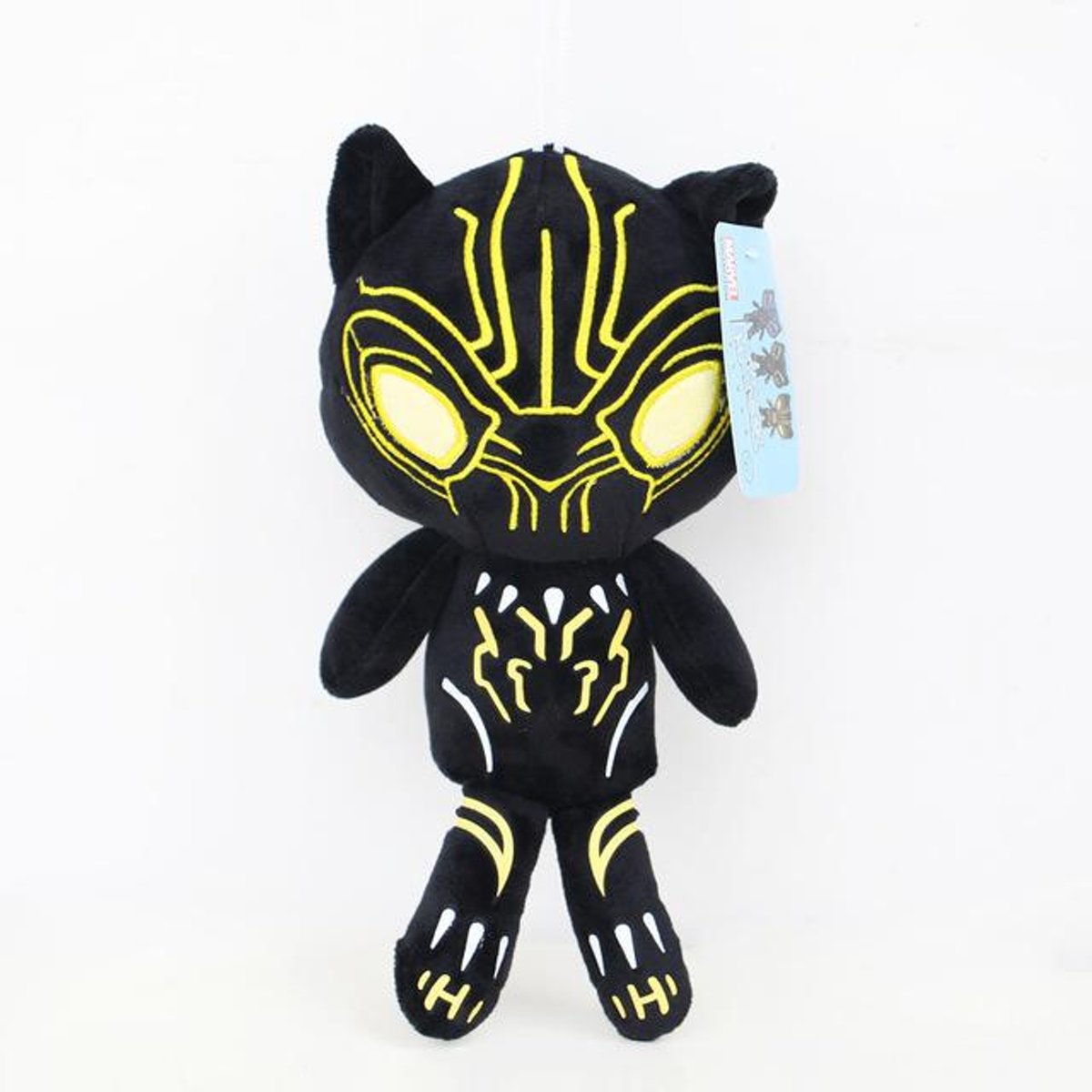 Knuffelpop 25 cm Marvel Black Panther Knuffels Pop De Avengers Super Hero Black Panther Knuffels Knuffels voor Kinderen Kids Geschenken - Yellow